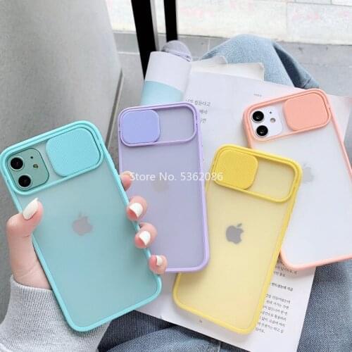 Camera Lens Protect Phone Case for IPhone 11 12 Pro Max X XS XR Xs Max Anti-drop Clear PC Cover for IPhone 12 Mini 6 6s 7 8 Plus