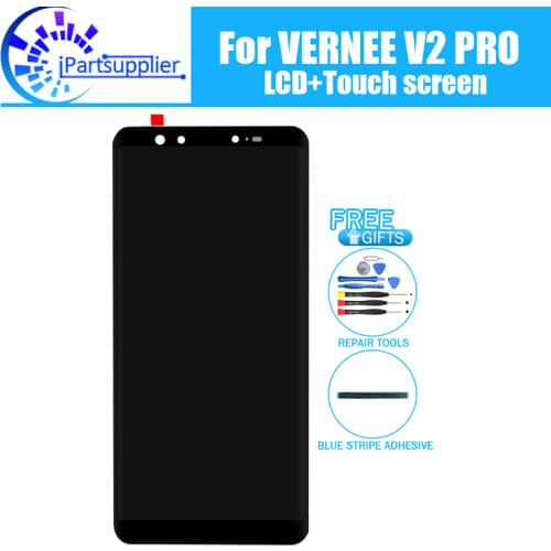 5.99 inch VERNEE V2 PRO LCD Display+Touch Screen 100% Original Tested LCD Digitizer Glass Panel Replacement For VERNEE V2 PRO