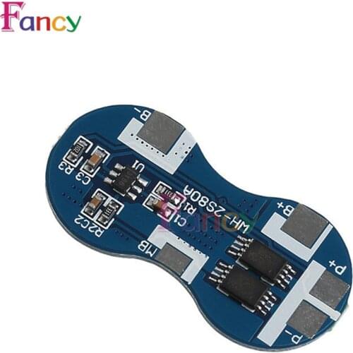 2S Li-ion 18650 Lithium Battery Charger Protection Board 7.4V Overcurrent Overcharge Overdischarge Protection 4A 2 Series BMS