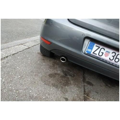 2pcs Accessories Exhaust Tip Muffler Pipes Auto Car Muffler Covers for VW Tiguan 2011 2012 2013 2014 2015