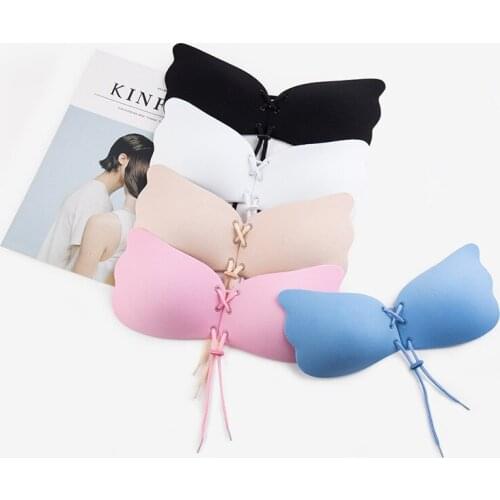 200Pcs/Lot Wholesale Sports Perfect DD Push Up Sexy Seamless Bra Adhesive Silicone Backless Wedding Bralette