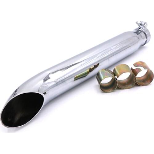 35/39/43mm Universal Motorcycle Cafe Racer Exhaust Pipe Muffler Tail Tube Silencer For Harley Bobbers /Honda CRF230F CRF150F
