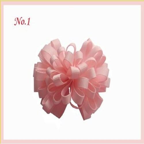 50 pcs BLESSING Good Girl Boutique 3" Fireworks Hair Accessories Bows Clip 177 No.Free Shipping