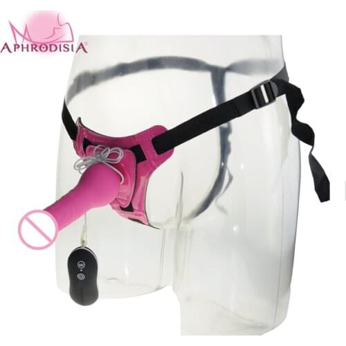 APHRODISIA 6.3 inch Huge Vibrating Dildo, Super Soft Silicone Big Vibrator, Realistic Penis with Remote, Strapon Sex toy Lesbian