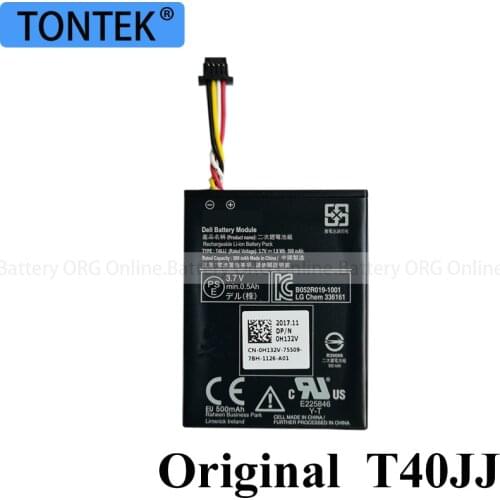 Genuine T40JJ Battery For Dell PowerEdge Card PERC H810 H710P H710 70K80 SAS H132V 0H132V