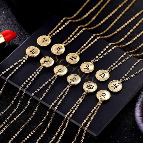 ALIUTOM Women's Pendants Zodiac Signs