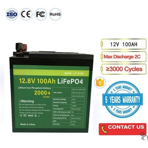 Fortune Cells Pack Box 12V 24V 48V 72V 100Ah Deep Cycle Large Capacity Great Power Lithium Ion Battery Lifepo4 Battery