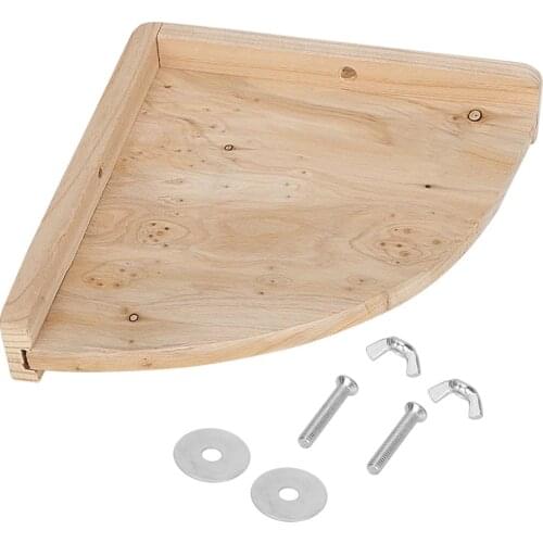 Pet Platform Wooden Corner Platform Rack Rest Stand For Parrot Hamster Chinchillas Small Pet Cage Accessory Brand New