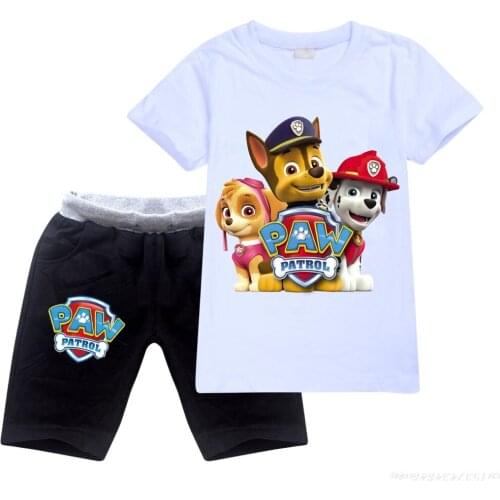 Kids Clothes Baby Boys PAW PATROL Tracksuit Tops Pants 2PCS Children Boy Spring Autumn Outfits Girls Sets 2-15 years