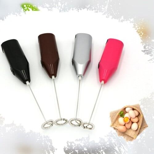 Hot 1pc Milk Drink Coffee Whisk Mixer Electric Egg Beater Frother Foamer Mini Handle Stirrer Practical Kitchen Cooking Tool