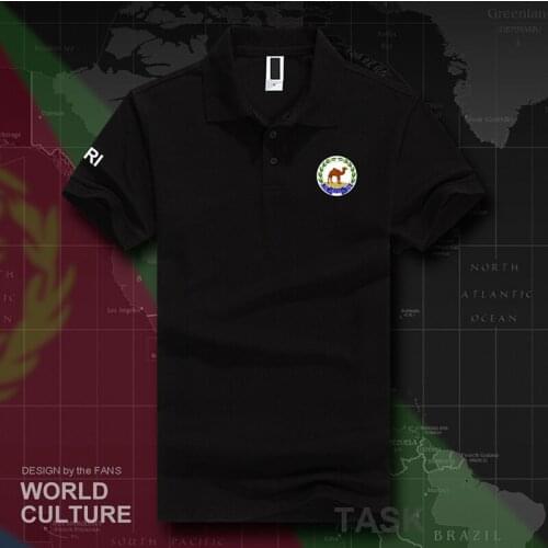 Eritrea Eritrean ERI ER polo shirts men short sleeve white brands printed for country 2018 cotton nation team flag fashion 20