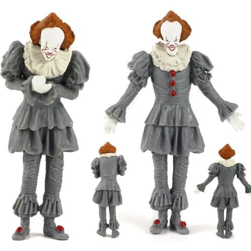7.5cm--8.5cm 2pcs/set The Clown Mini PVC Figure Collectible Model Toy Gifts For Kids