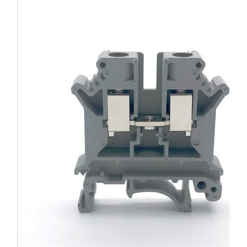 UK-6N Combined Wire Connector Universal Guide Rail Type Quick Connection Voltage Terminal Block