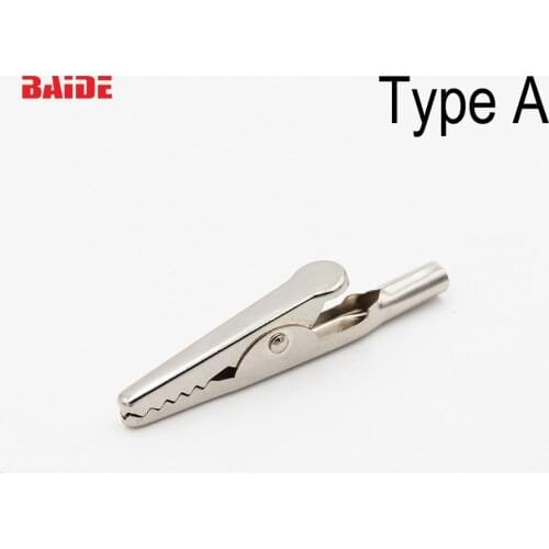 Metal Round Tail Alligator Clip crocodile electrical Clamp FOR Testing Probe Meter Hardware accessories 1000pcs/lot