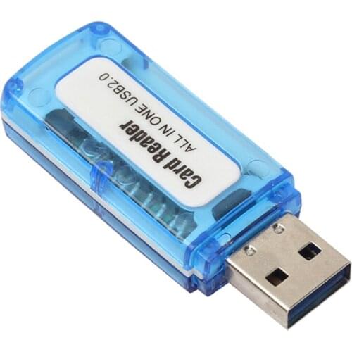 Multi All in 1 USB 2.0 Memory Card Reader Adapter For M2 SD SDHC DV Mini SD TF Card Reader