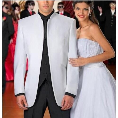 Latest Design Mens Suits Groom Tuxedos Groomsmen Wedding Party Dinner Best Man Suits Blazer (Jacket+Pants+Vest+Tie) NO:1099