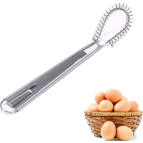 New Cooking Tools Steel Egg Beater Mini Whisk Milk Frother Foamer Coffee Mixer Spring Sauce Blender Accessoire decuisine