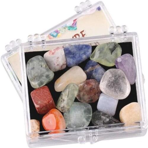 Wholesale 6boxes/Lot Hot Sale Mini Creative Home Furnishing Collection Decorations Natural Stone Set Ores Crystal Random Shape