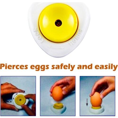 WALK KNOW Egg Piercer Pricker Dividers Beater With Lock Kitchen Craft Semi-Automatic Kitchen Dining Bar Cooking Tools Egg Tools