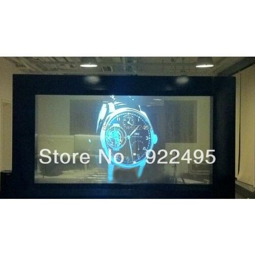 Projector Screen Film Adhesive Rear Projection Holographic 500:1 Contrast High Definition 1x1.524m Free Shipping