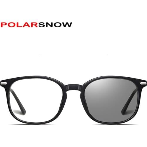 POLARSNOW Photochromic Blue Light Blocking Glasses Unisex Clear Lens Computer Goggles Women Men Anti Blue Light UV400 Gaming Gla