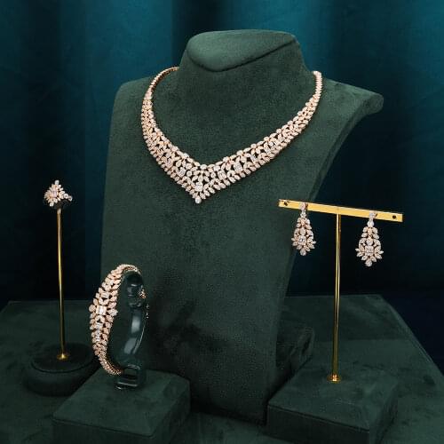 TIRIM Luxury Womens Necklace Jewelry Set AAA CZ Cubic Zircon Dubai Classic Elegant Style Charm Bridal Accessories New Arrivals