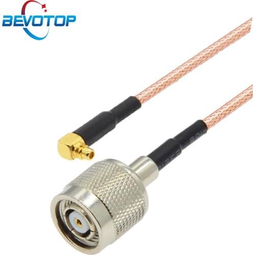 RP-TNC Male to MMCX Male Right Angle Cable Adapter RG316 Pigtail PCI WIFI WLAN Antenna Jumper Extension Cord RF Coaxial Cable