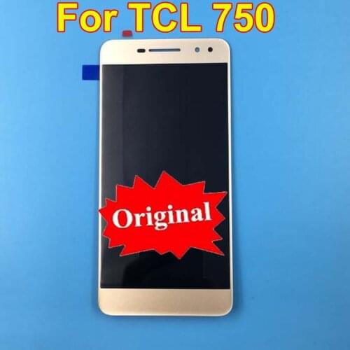 Best Working Original New Glass Sensor For TCL 750 LCD Display Touch Panel Screen Digitizer Assembly Module Phone replacement
