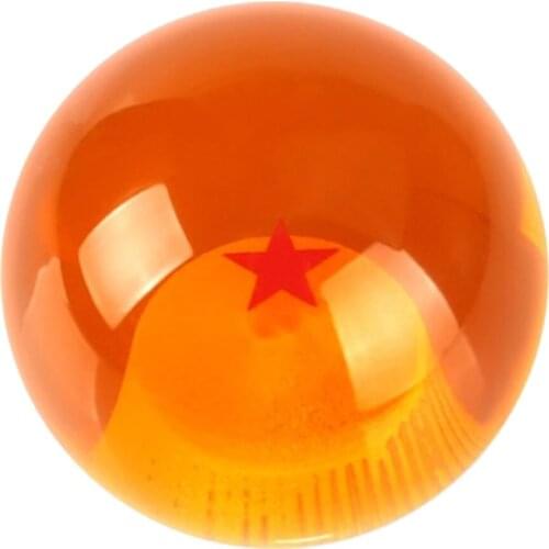 Universal Car Acrylic Gear Stick Shift Knob Head W/ 3 Adapters NEW Orange