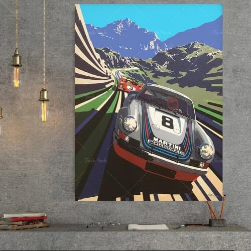 VINTAGE CAR POSTER Vintage Poster Vintage Car Auto Race, Vintage Stock Car, Vintage Vintage Automobile Race, Garage Decor, Mecha