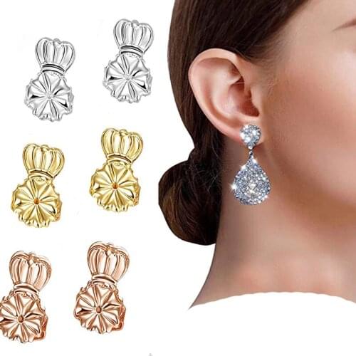 2021 New Popular Ear Studs Auxiliary Device Creative Clip On Earrings Stud Buckle Lifter European and American Jewelry