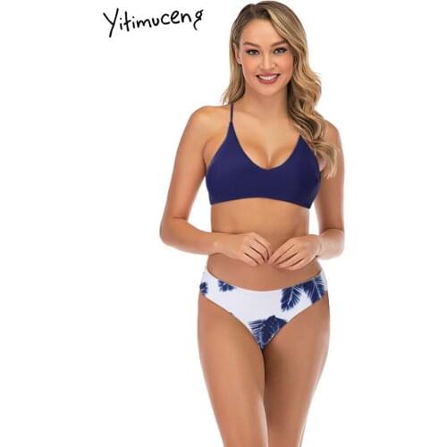 Yitimuceng Blue Swimwear