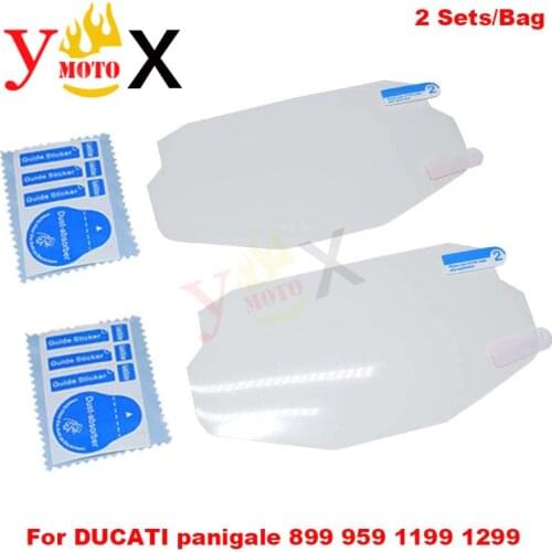 Motorcycle Speedometer Dashboard Cluster Scratch Protection Film Screen Protective Sticker For Ducati Panigale 899 959 1199 1299