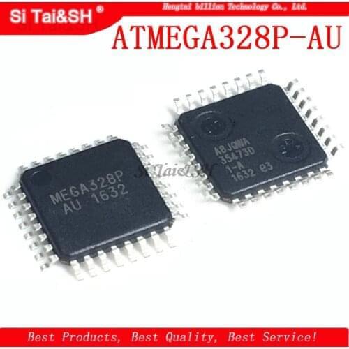 1pcs ATMEGA328 ATMEGA328P ATMEGA328P-AU ATMEGA328P-UATMEL TQFP32 QFP MEGA328-AU SMD new and original