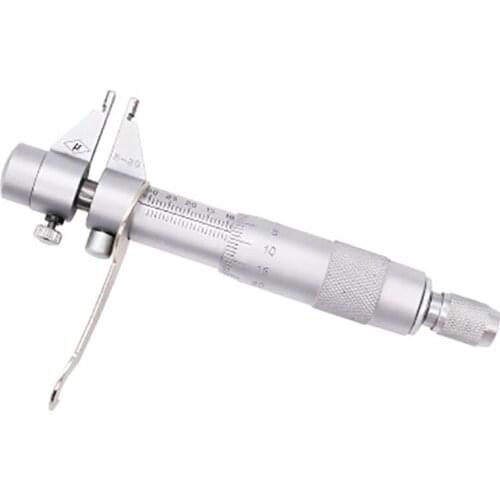 1 PC Precise Inside Micrometer 5-30mm Inner Diameter Micrometer 0.01mm Accurate Gauge Stainless Steel Spiral Micrometers