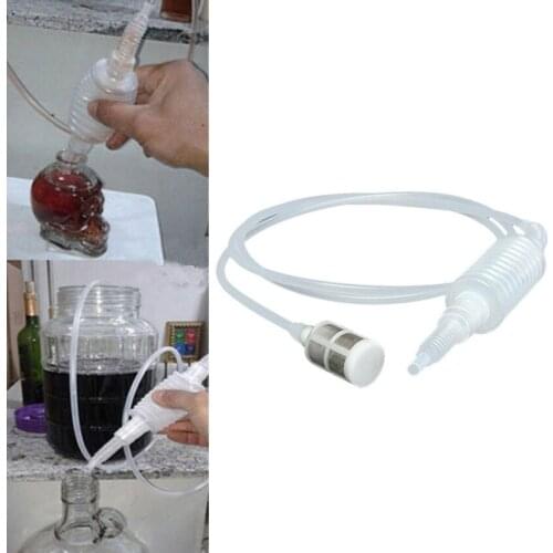 Manual Plastic Brew Syphon Tube Pipe Hose Water Wine Hand Transfer Pump Gracious