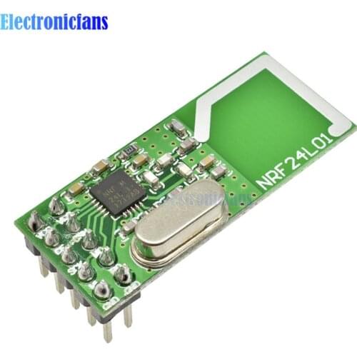 125 Channels NRF24L01+ 2.4GHz Antenna RF Wireless Communication Transceiver Module 24L01 Multi-point Low-power 1.9-3.6V