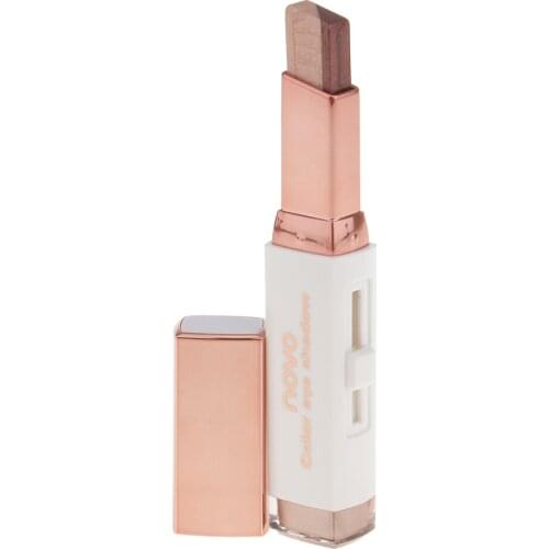 2pcs Dual Color Shimmer Eye Shadow Stick Makeup Cosmetic Eyeliner Pen Beauty