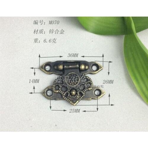 36 * 26 mm Packaging hardware accessories Wooden lock Hasp Decorative buckle Point deduction wholesale