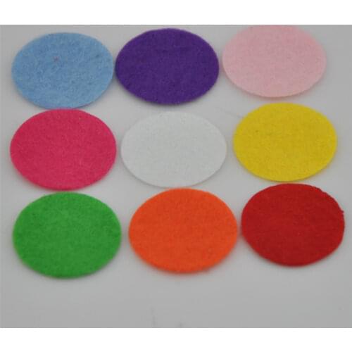 The 50pcs Felt 25mm Circle Appliques -Lots Color Free Shipping