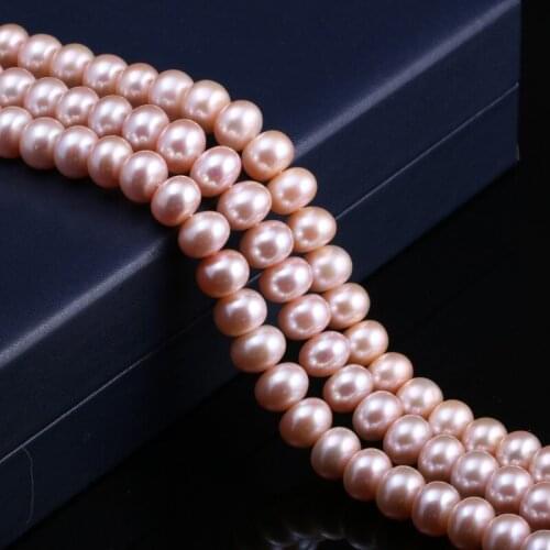 New natural freshwater pearl pink irregular pearl beads used for jewelry making DIY bracelet necklace Size 10-11mm