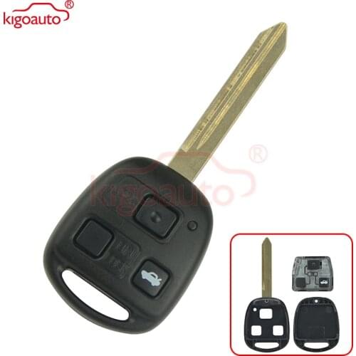 Denso(not Valeo) Kigoauto Remote key 3 button TOY47 434mhz 4D70 for Toyota Avensis 2004 2005 2006 2007 2008 2009