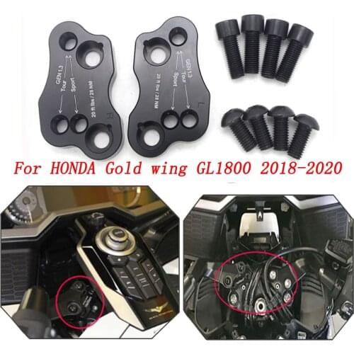 For HONDA Goldwing GL1800 2018 2019 Motorcycle Handle Bar Clamp Raised Extend Handlebar Mount Riser