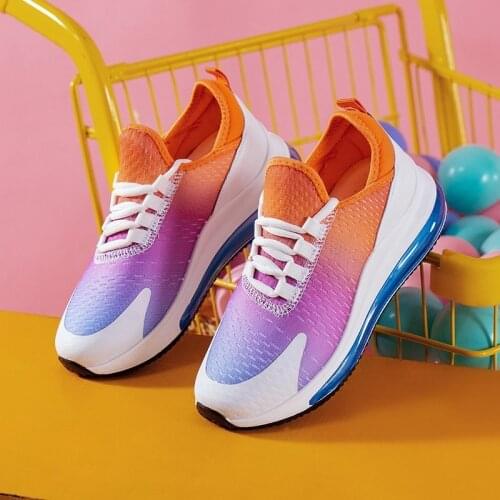 Women Casual Shoes Fashion Sneakers Breathable Mesh Walking Mixed Colors Lace Up Spring Autumn Tenis Mujer Zapatos Size 35-40