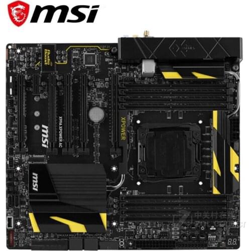 For MSI X99A XPOWER AC Motherboard LGA 2011 V3 DDR4 For Intel X99A X99M Desktop Mainboard SATA III PCI-E X16 Used