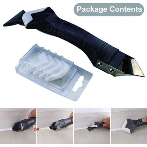 Sealant Remover Tool Kit Scraper Caulking Mould Removal 3 in 1 Portable for Home GQ