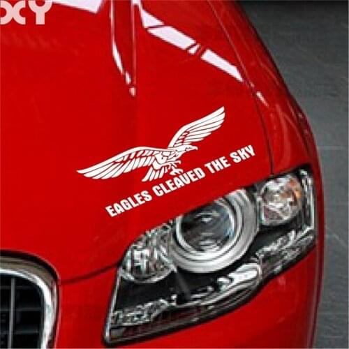 Car Door and Engine Cover Eagle Car stickers Motorcycle Decals 28CMX11CM
