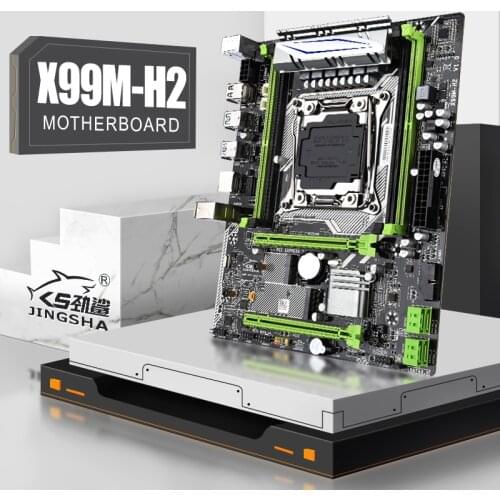 New JINGSHA X99 Motherboard Lga 2011-3 Socket Support E5 V3 V4 Cpu and 4*DDR4 ECC REG RAM With 2*PCIE-16X USB3.0 Sata 3.0
