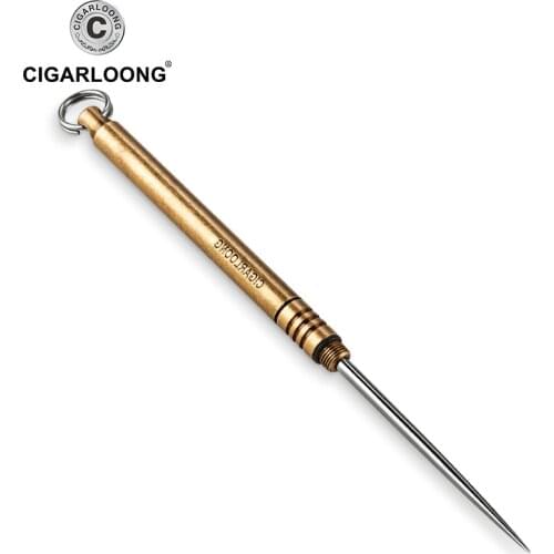 New Arrival CIGARLOONG Cigar Draw Brown Cigar Tool of Punch Cigar Accessories Cigar Drill CL-Z01