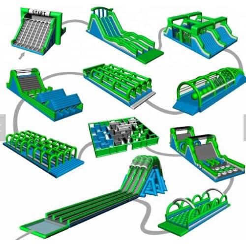 New Design Crazy 0.55mm thickness PVC tarpualin Inflatable 5K Run Race For Adults